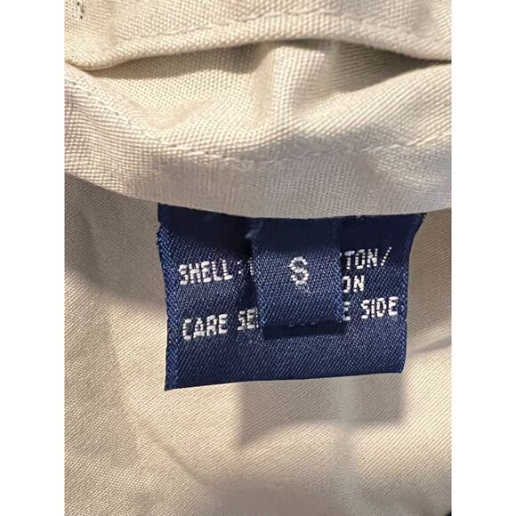 VTG Ralph Lauren Sport Men's Navy Blue Hooded Windbreaker Jacket S 100% Cotton - Picture 8 of 9